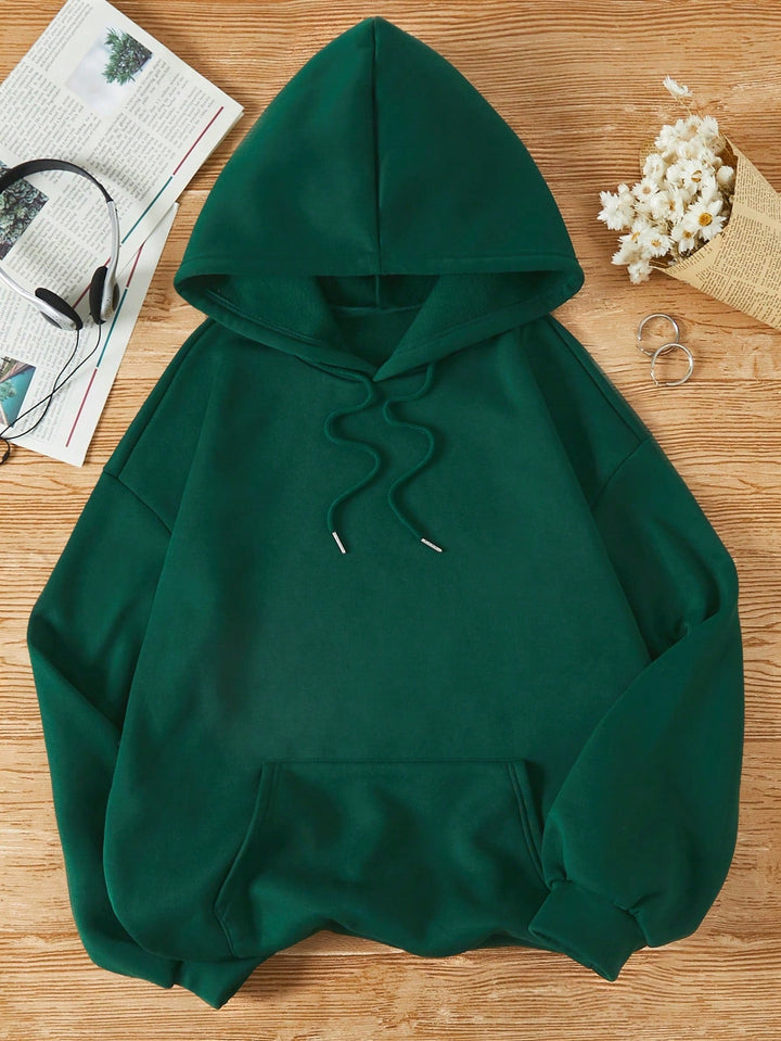 WARM KANGAROO POCKET HOODIE "LOVE YOU MORE"