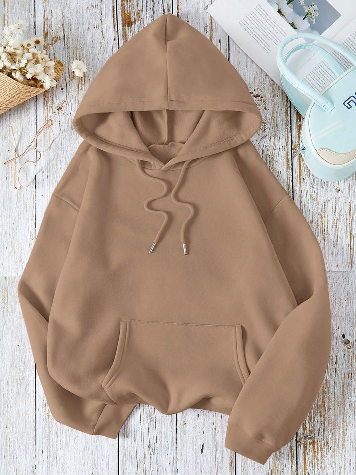WARM KANGAROO POCKET HOODIE "LOVE YOU MORE"